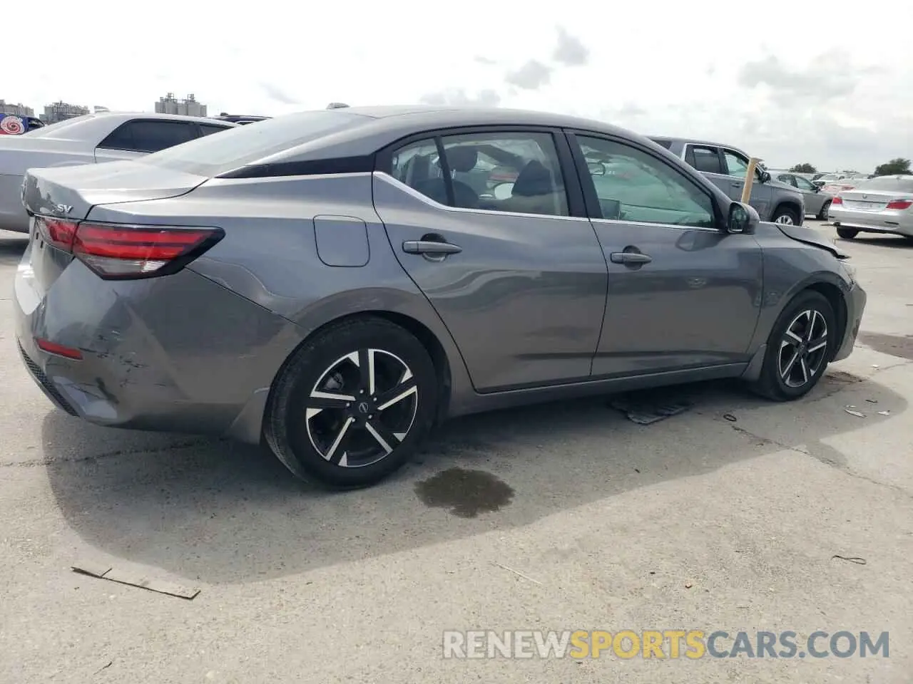 3 fotografías del automóvil dañado 3N1AB8CV4RY285585 NISSAN SENTRA 2024