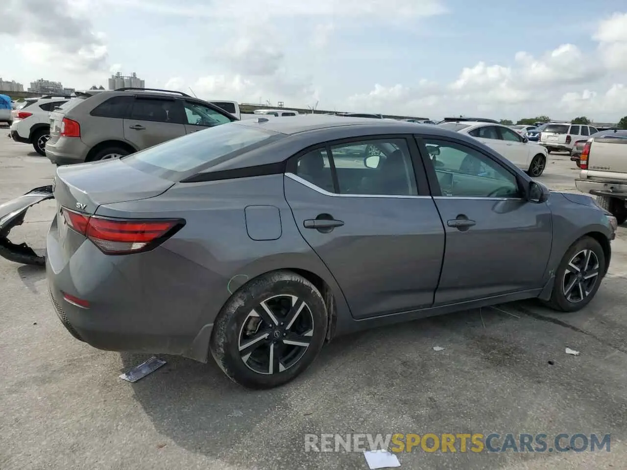 3 fotografías del automóvil dañado 3N1AB8CV4RY294870 NISSAN SENTRA 2024