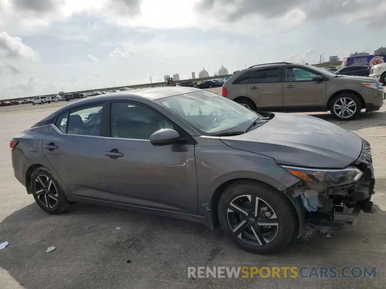 4 fotografías del automóvil dañado 3N1AB8CV4RY294870 NISSAN SENTRA 2024