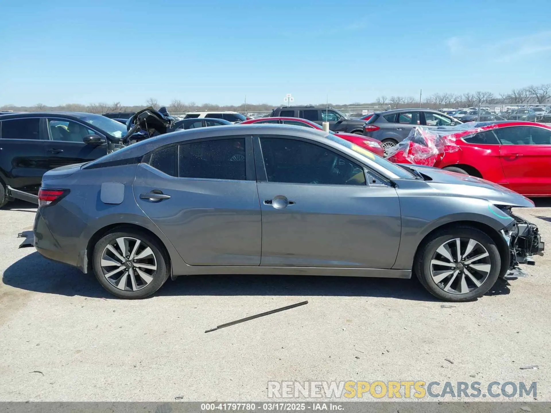14 fotografías del automóvil dañado 3N1AB8CV4RY313546 NISSAN SENTRA 2024