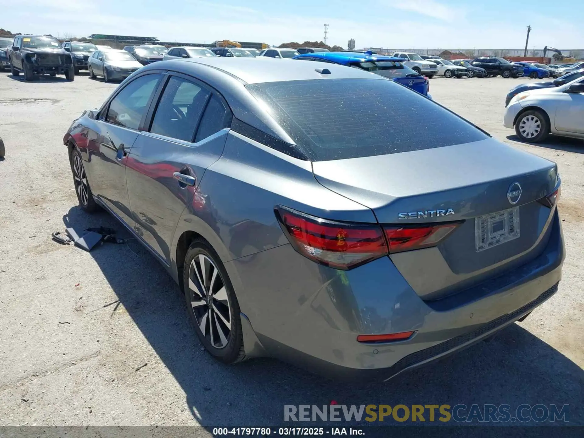 3 fotografías del automóvil dañado 3N1AB8CV4RY313546 NISSAN SENTRA 2024