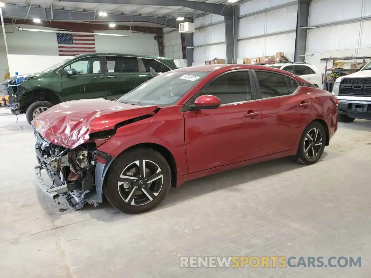 1 fotografías del automóvil dañado 3N1AB8CV4RY323025 NISSAN SENTRA 2024