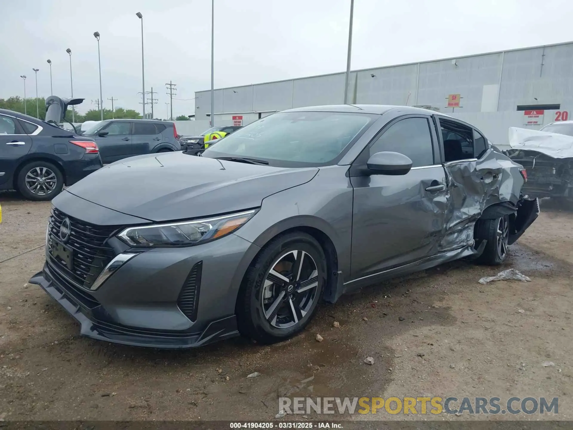 2 fotografías del automóvil dañado 3N1AB8CV4RY347793 NISSAN SENTRA 2024