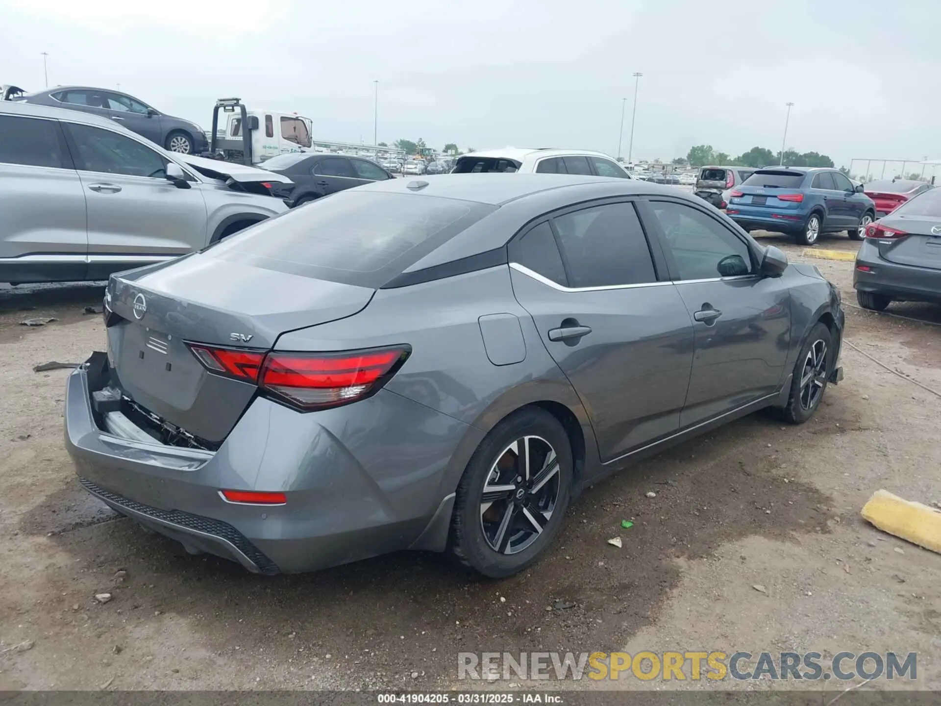 4 fotografías del automóvil dañado 3N1AB8CV4RY347793 NISSAN SENTRA 2024