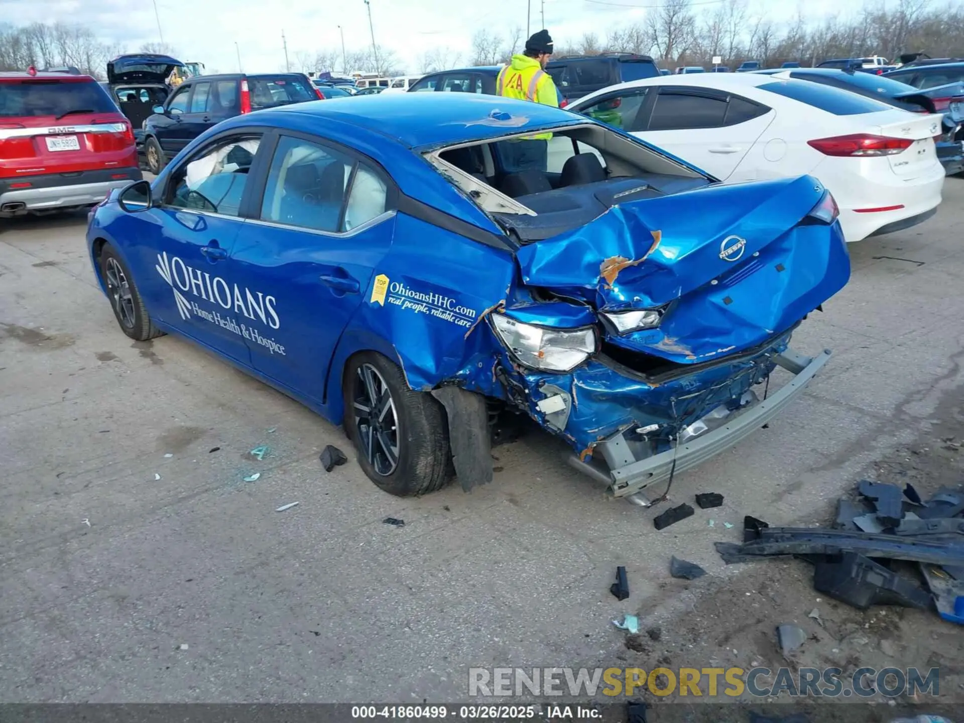 3 fotografías del automóvil dañado 3N1AB8CV4RY352816 NISSAN SENTRA 2024