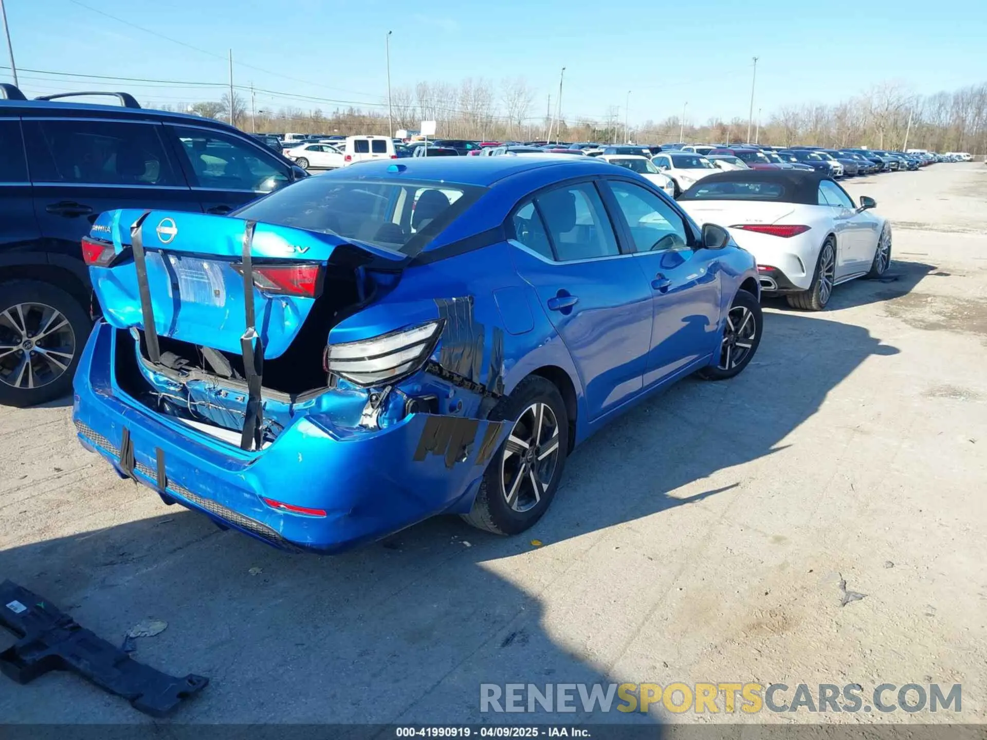 4 fotografías del automóvil dañado 3N1AB8CV4RY386268 NISSAN SENTRA 2024