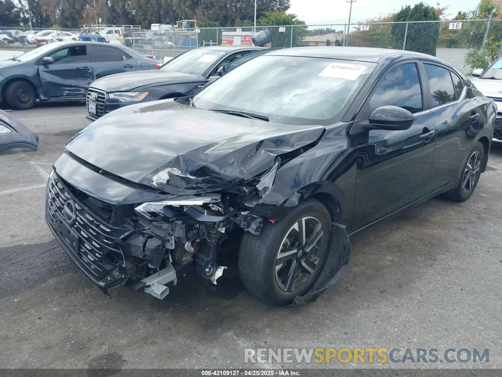 2 fotografías del automóvil dañado 3N1AB8CV5RY203654 NISSAN SENTRA 2024