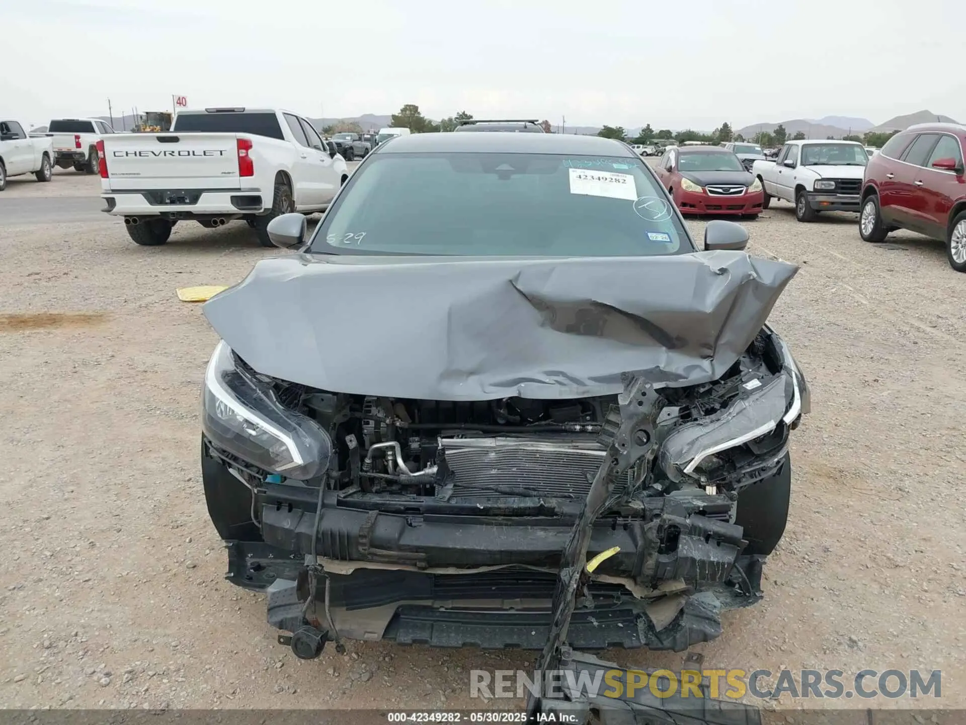 12 fotografías del automóvil dañado 3N1AB8CV5RY231342 NISSAN SENTRA 2024