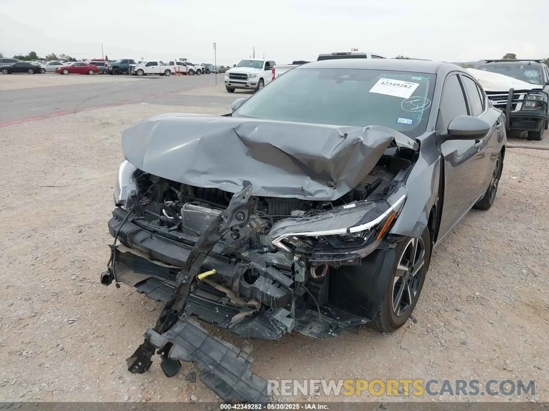 6 fotografías del automóvil dañado 3N1AB8CV5RY231342 NISSAN SENTRA 2024