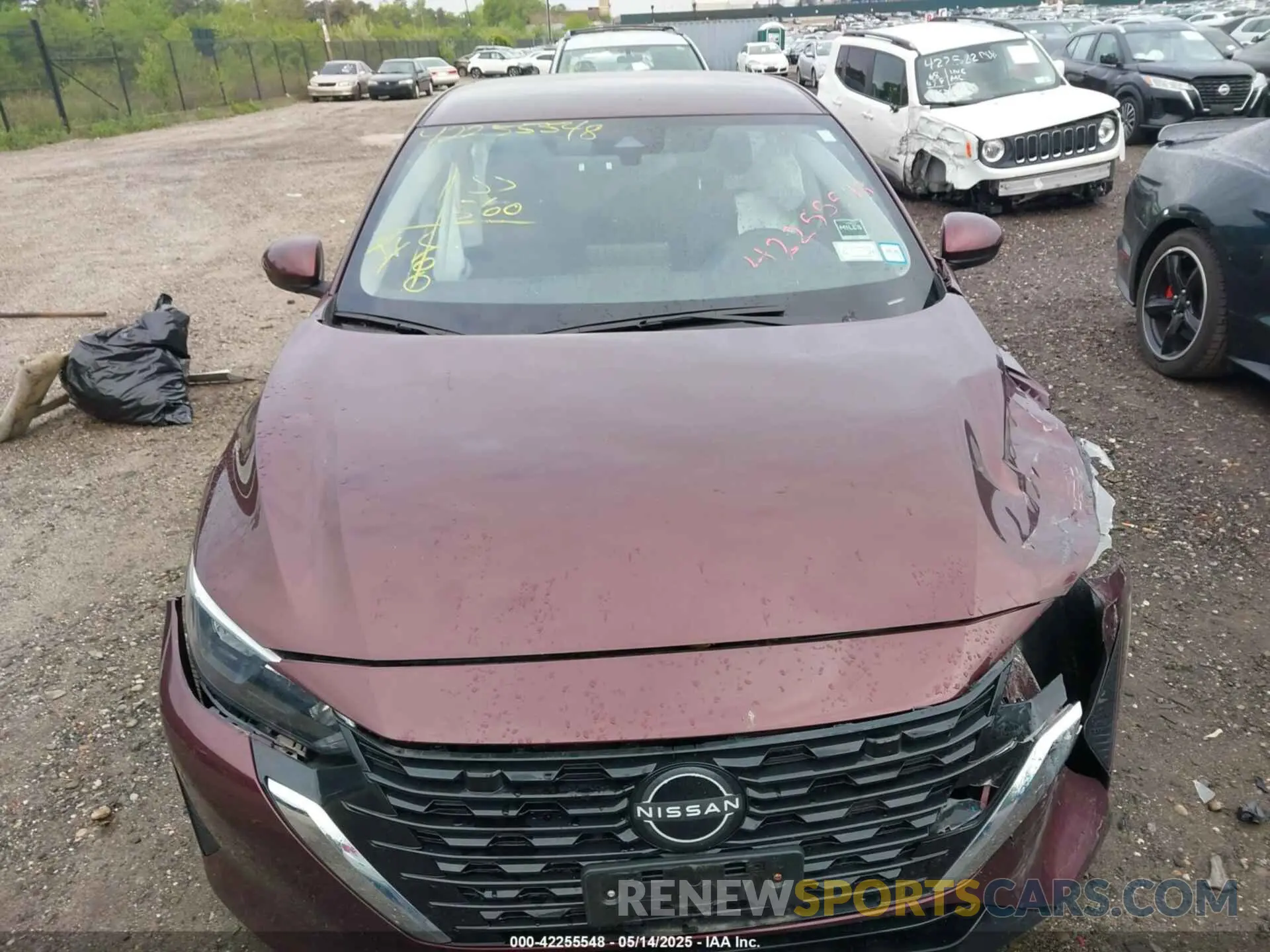 12 fotografías del automóvil dañado 3N1AB8CV5RY260498 NISSAN SENTRA 2024