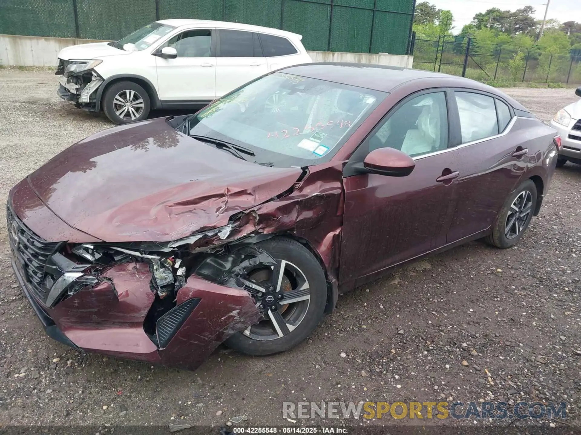 2 fotografías del automóvil dañado 3N1AB8CV5RY260498 NISSAN SENTRA 2024