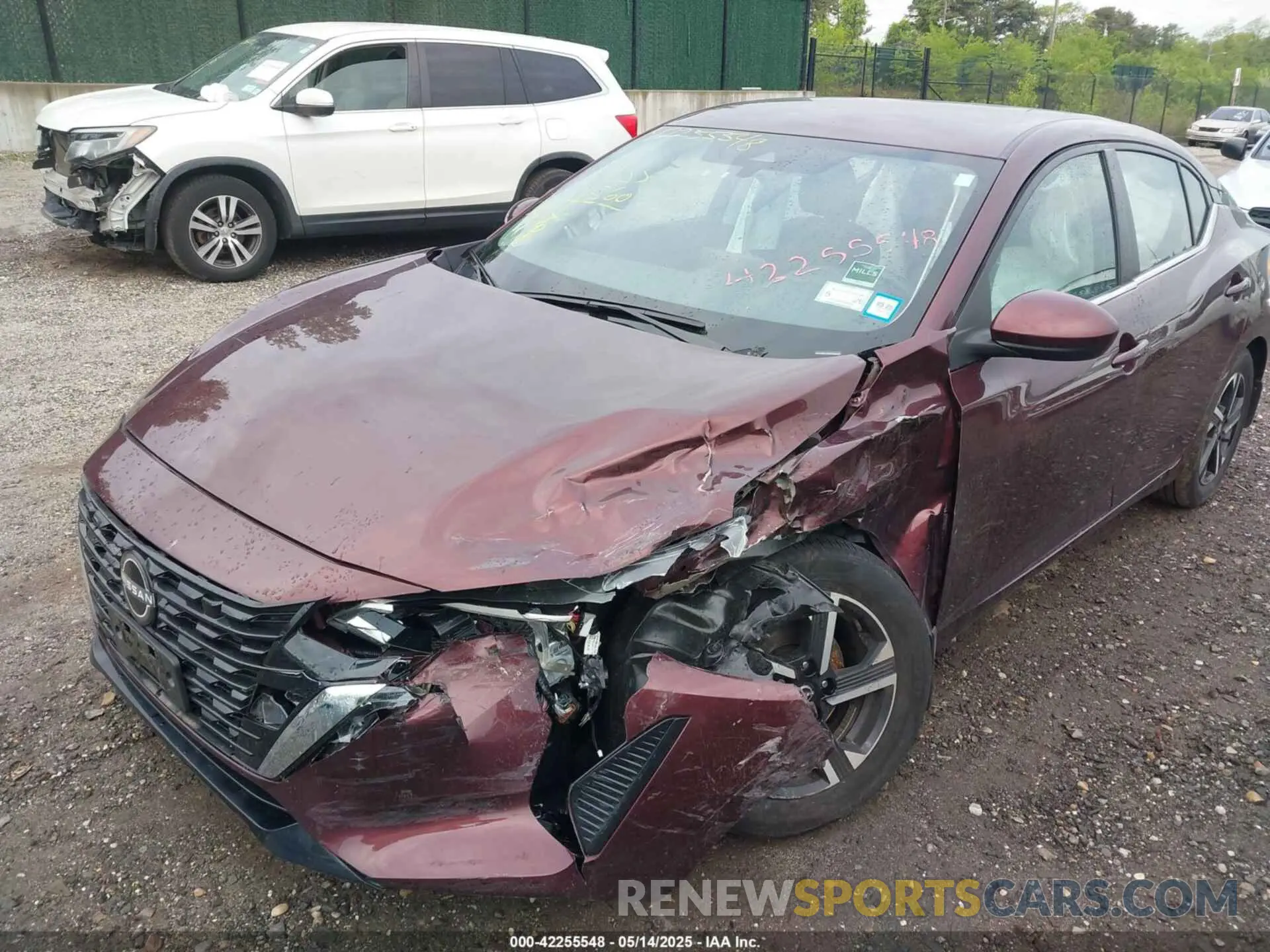 6 fotografías del automóvil dañado 3N1AB8CV5RY260498 NISSAN SENTRA 2024