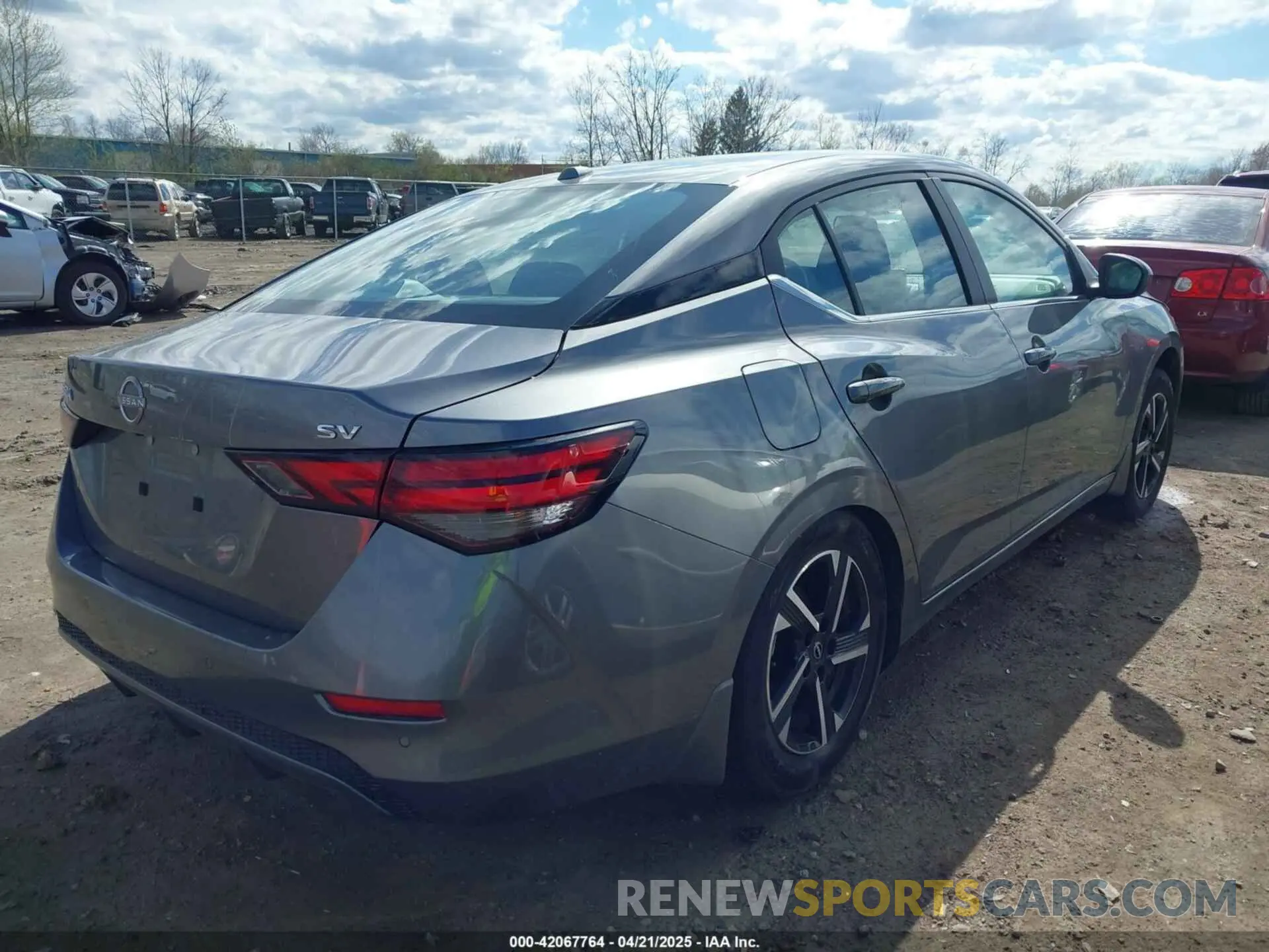 4 fotografías del automóvil dañado 3N1AB8CV5RY287393 NISSAN SENTRA 2024