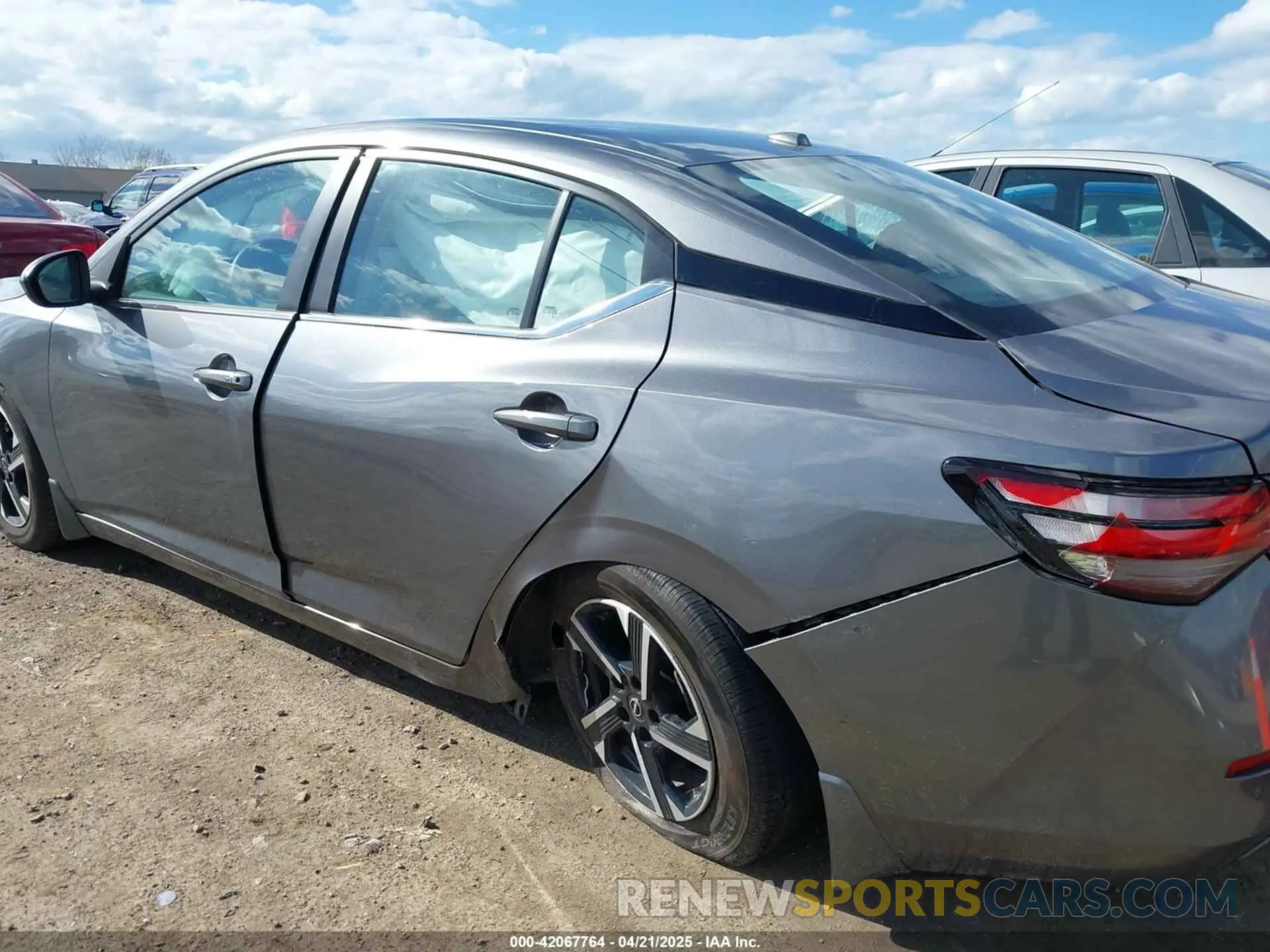6 fotografías del automóvil dañado 3N1AB8CV5RY287393 NISSAN SENTRA 2024