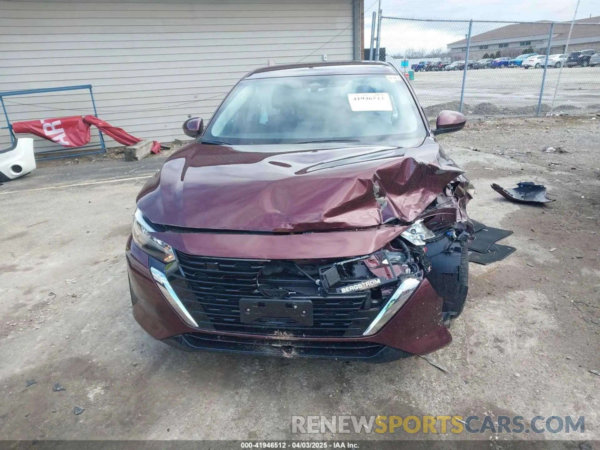 13 fotografías del automóvil dañado 3N1AB8CV5RY295753 NISSAN SENTRA 2024