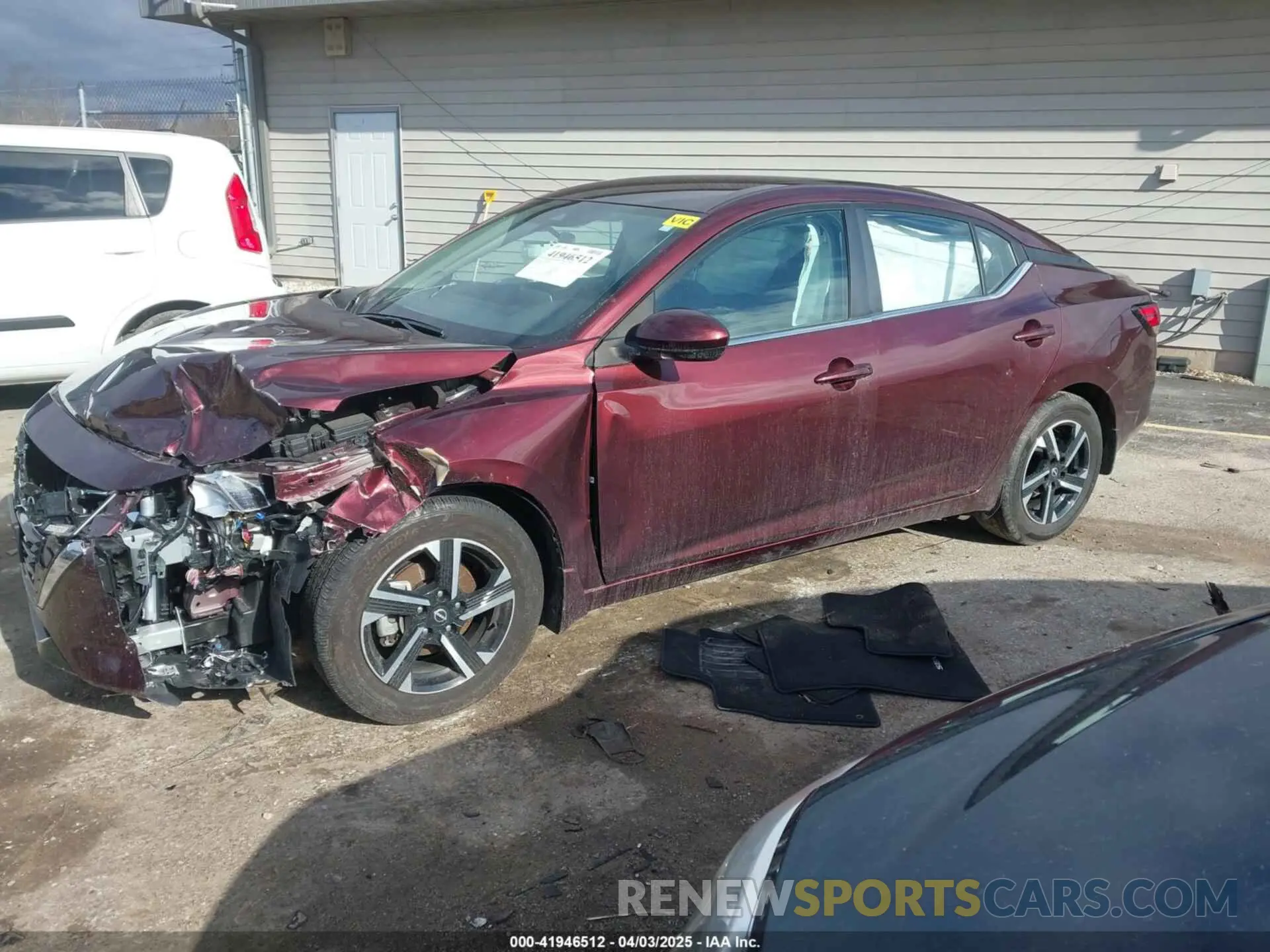 15 fotografías del automóvil dañado 3N1AB8CV5RY295753 NISSAN SENTRA 2024