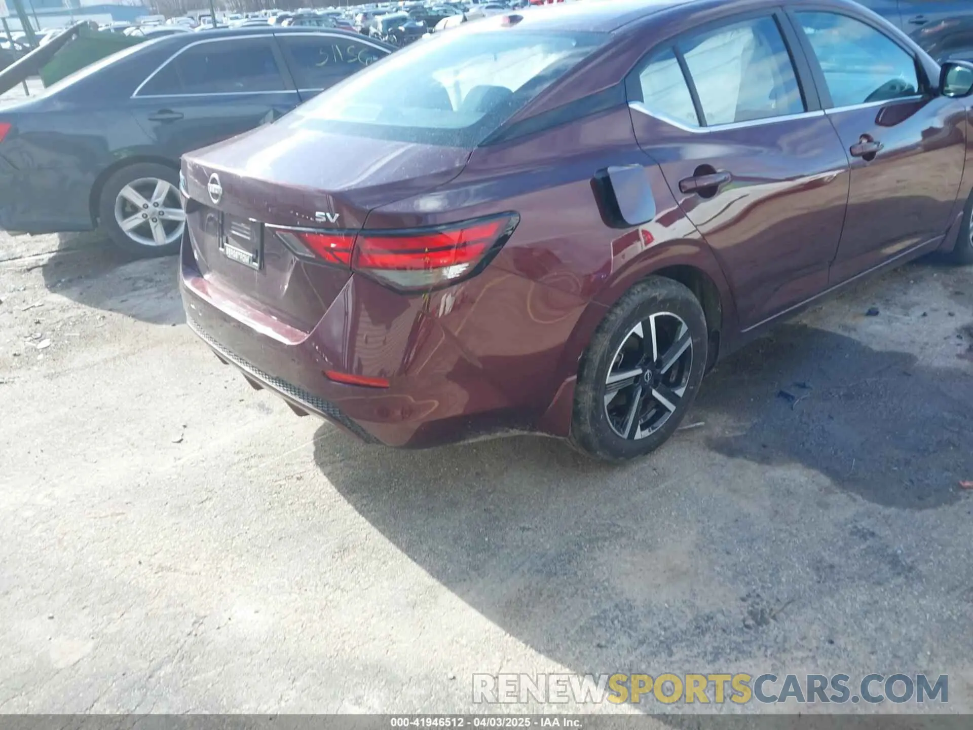 4 fotografías del automóvil dañado 3N1AB8CV5RY295753 NISSAN SENTRA 2024