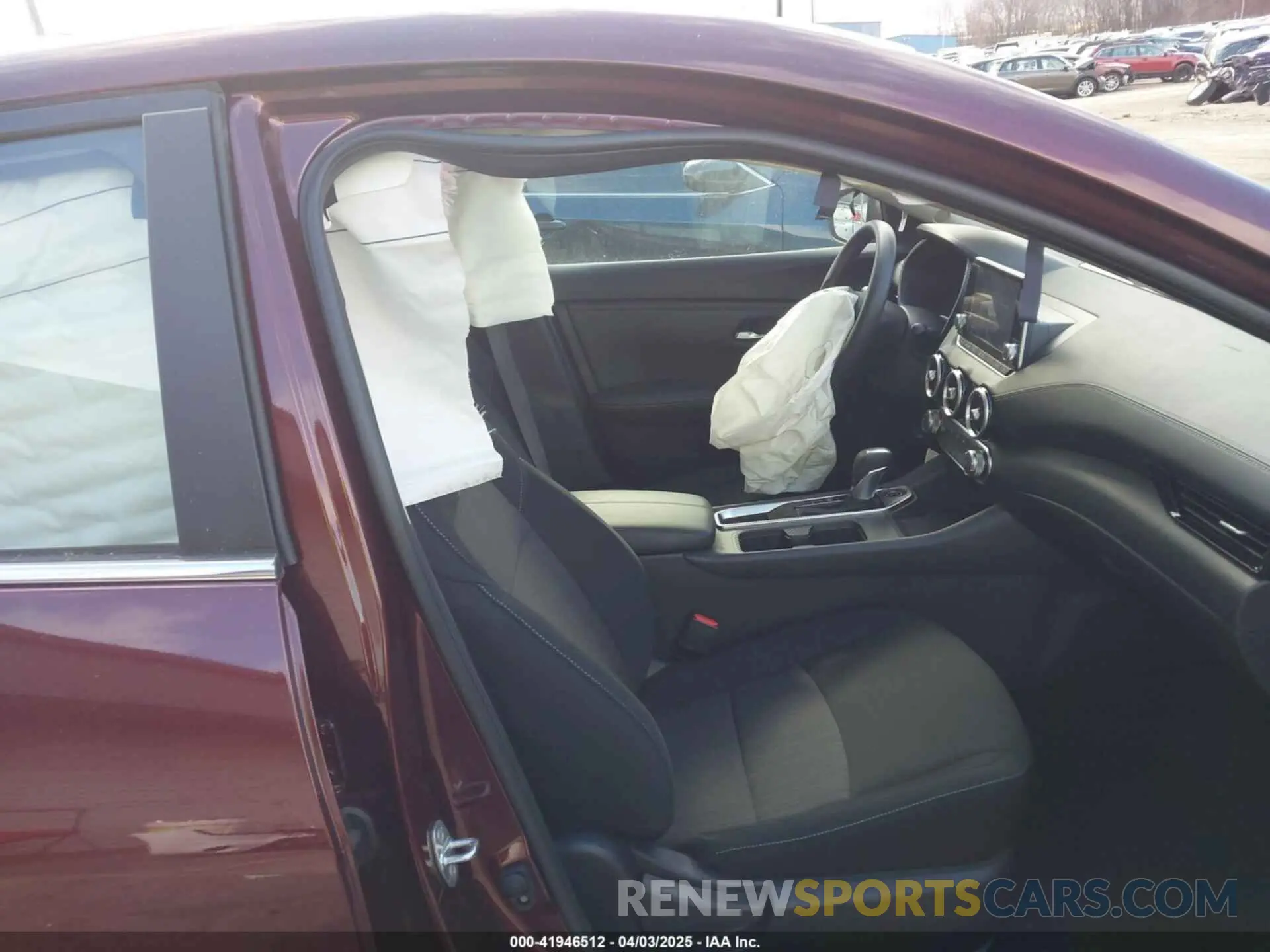 5 fotografías del automóvil dañado 3N1AB8CV5RY295753 NISSAN SENTRA 2024
