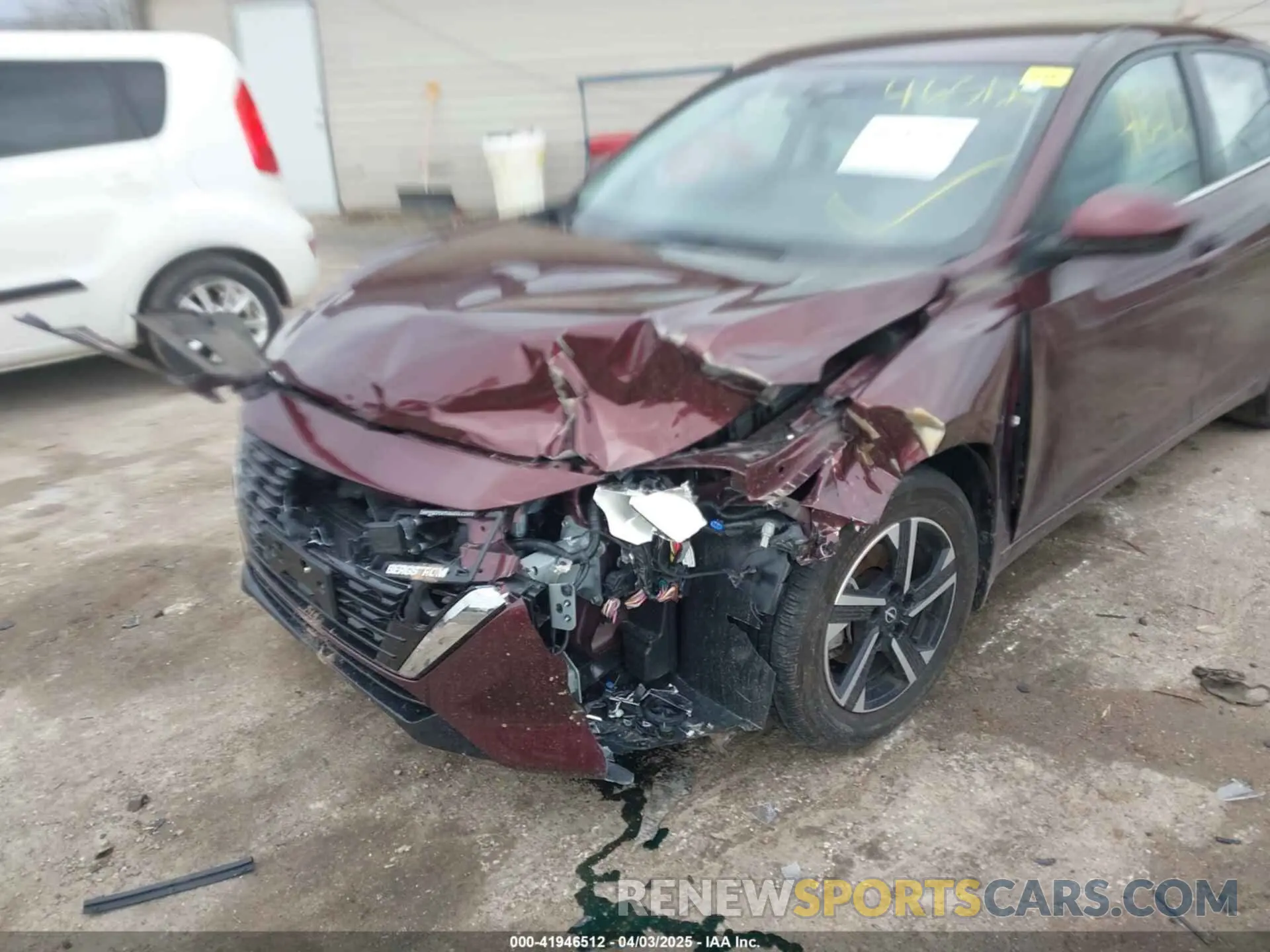 6 fotografías del automóvil dañado 3N1AB8CV5RY295753 NISSAN SENTRA 2024