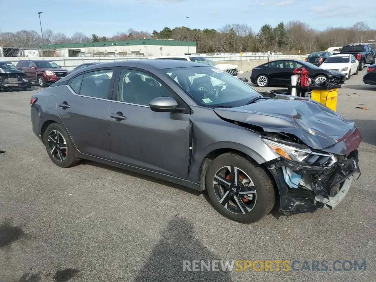 4 fotografías del automóvil dañado 3N1AB8CV5RY319159 NISSAN SENTRA 2024