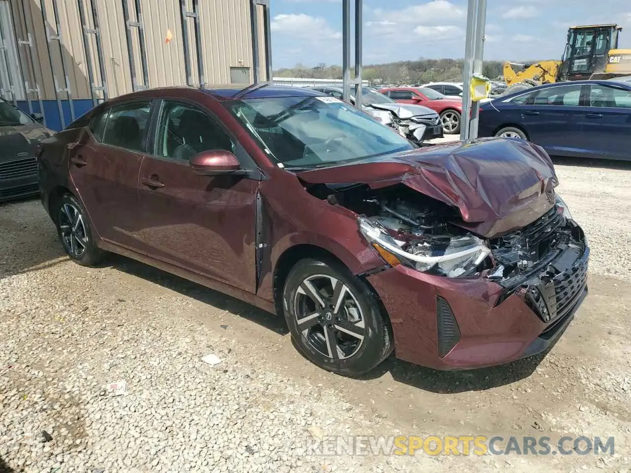 4 fotografías del automóvil dañado 3N1AB8CV5RY341629 NISSAN SENTRA 2024