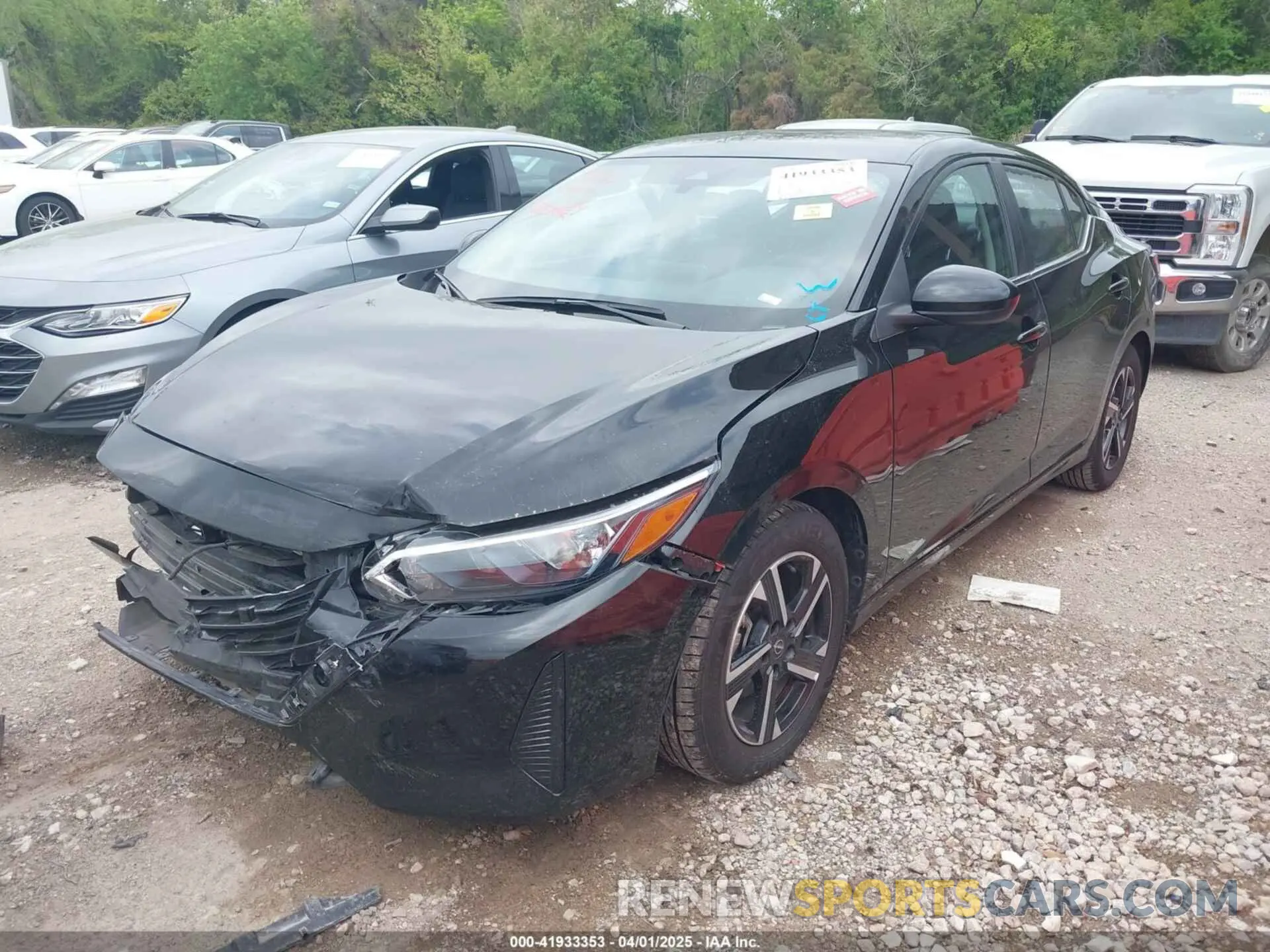 2 fotografías del automóvil dañado 3N1AB8CV5RY346250 NISSAN SENTRA 2024