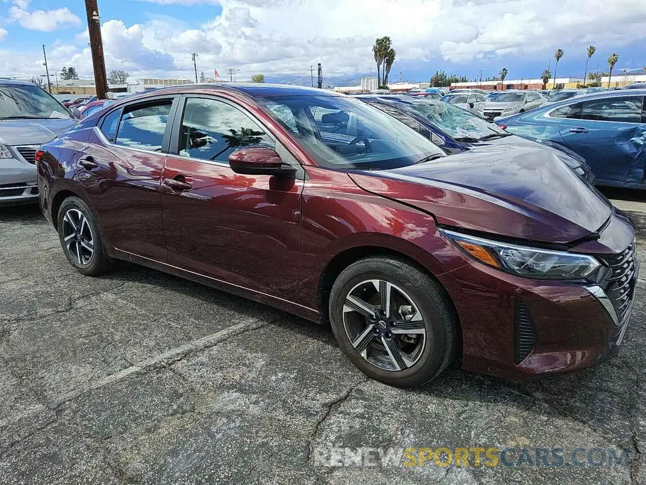 4 fotografías del automóvil dañado 3N1AB8CV5RY366045 NISSAN SENTRA 2024