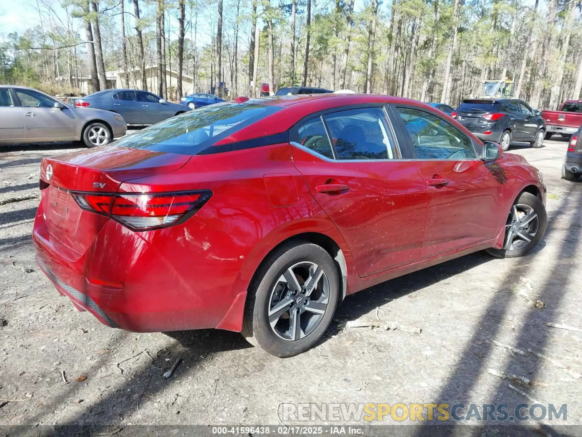4 fotografías del automóvil dañado 3N1AB8CV5RY370841 NISSAN SENTRA 2024