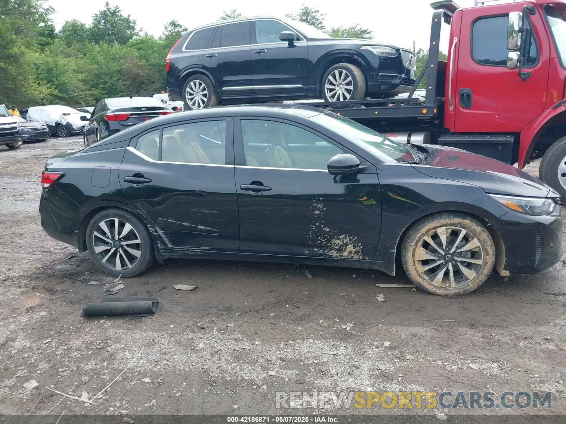 13 fotografías del automóvil dañado 3N1AB8CV5RY373335 NISSAN SENTRA 2024
