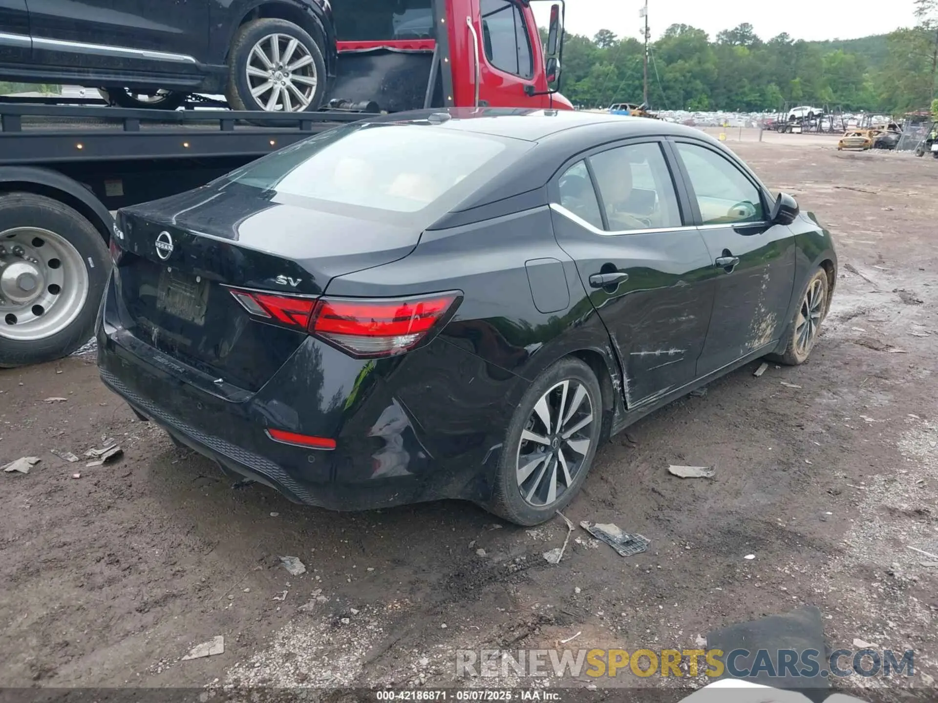 4 fotografías del automóvil dañado 3N1AB8CV5RY373335 NISSAN SENTRA 2024