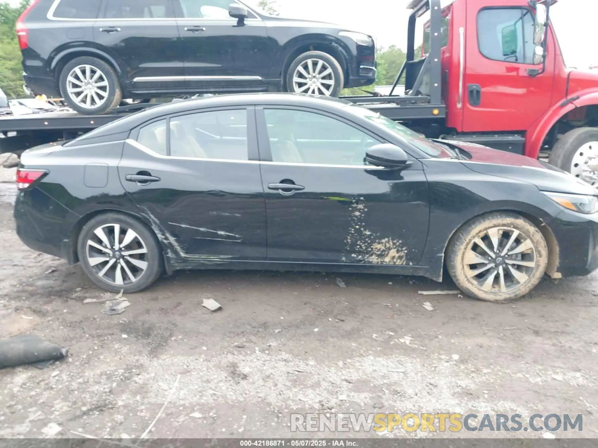 6 fotografías del automóvil dañado 3N1AB8CV5RY373335 NISSAN SENTRA 2024