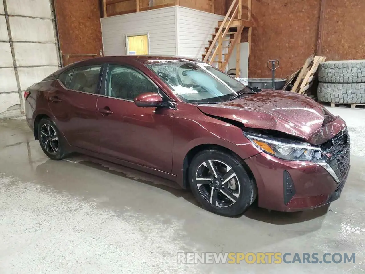 4 fotografías del automóvil dañado 3N1AB8CV6RY228157 NISSAN SENTRA 2024