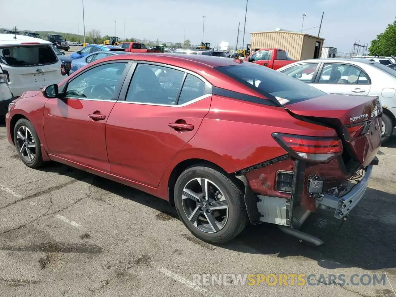 2 fotografías del automóvil dañado 3N1AB8CV6RY266682 NISSAN SENTRA 2024