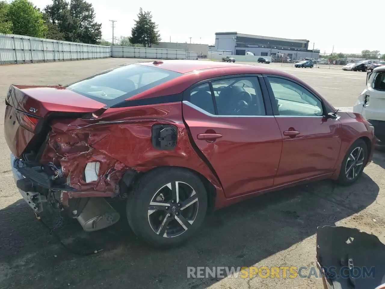 3 fotografías del automóvil dañado 3N1AB8CV6RY266682 NISSAN SENTRA 2024