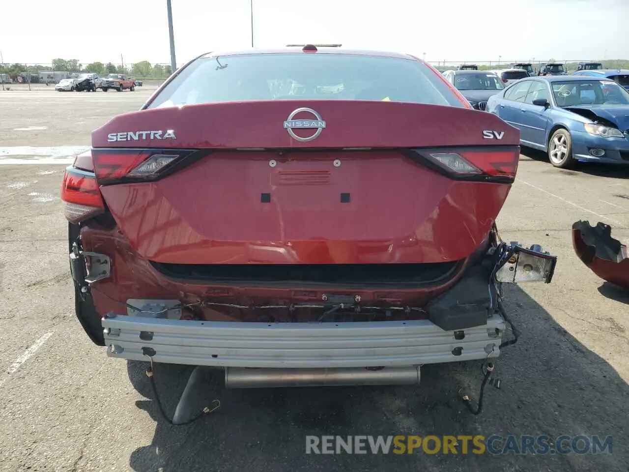 6 fotografías del automóvil dañado 3N1AB8CV6RY266682 NISSAN SENTRA 2024