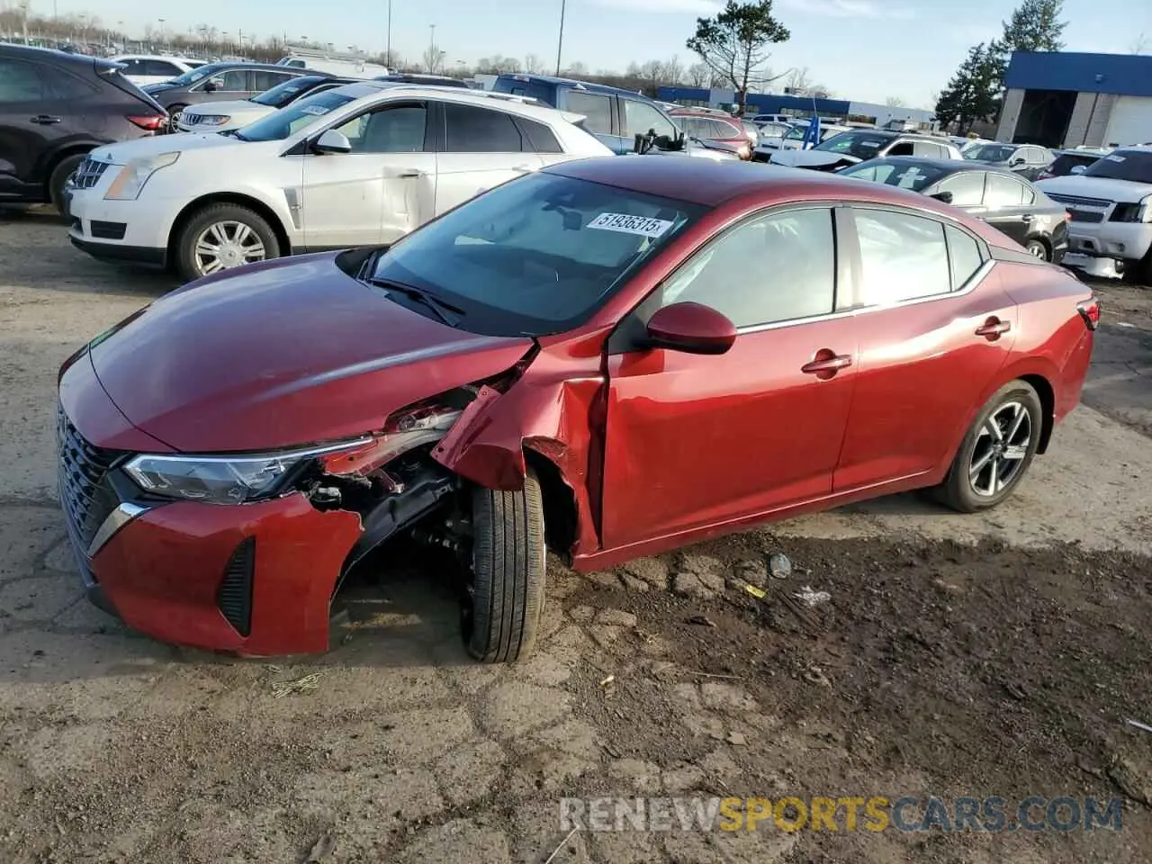 1 fotografías del automóvil dañado 3N1AB8CV6RY268755 NISSAN SENTRA 2024