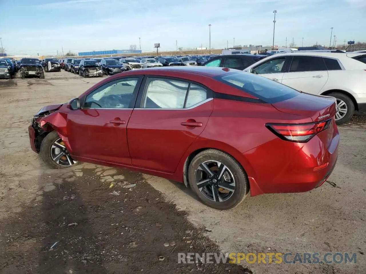 2 fotografías del automóvil dañado 3N1AB8CV6RY268755 NISSAN SENTRA 2024