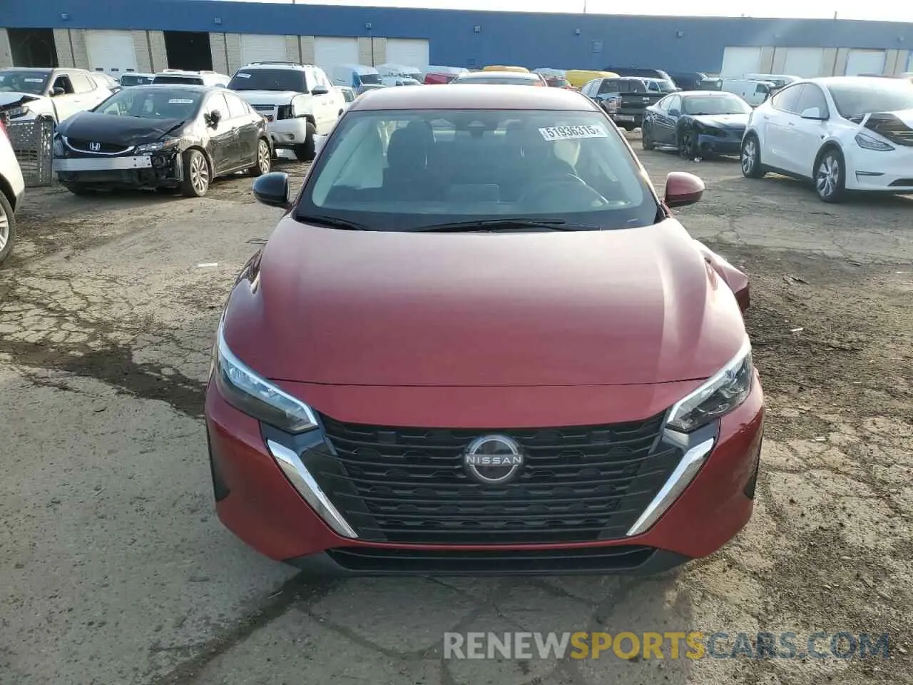 5 fotografías del automóvil dañado 3N1AB8CV6RY268755 NISSAN SENTRA 2024