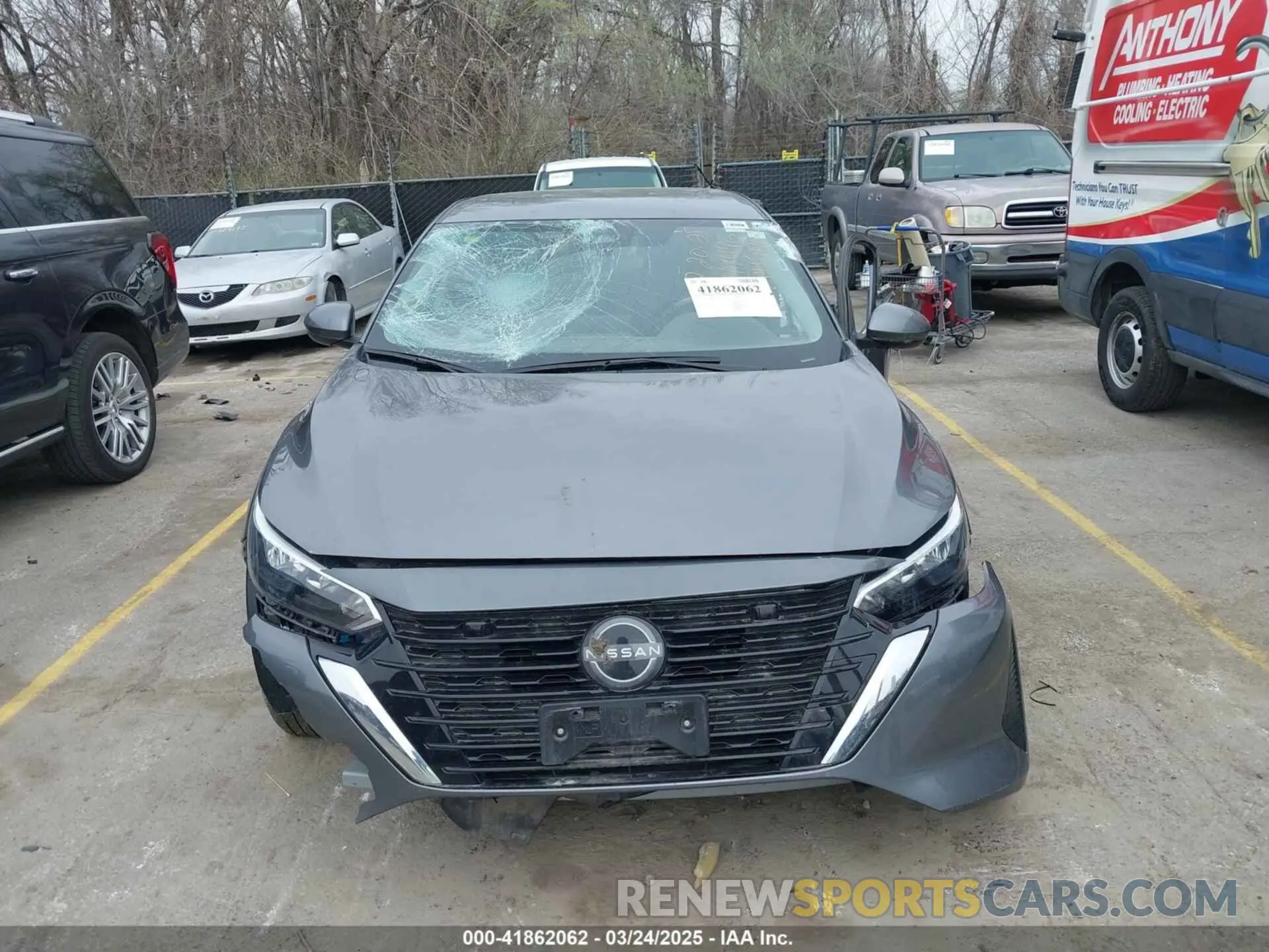 13 fotografías del automóvil dañado 3N1AB8CV6RY291310 NISSAN SENTRA 2024