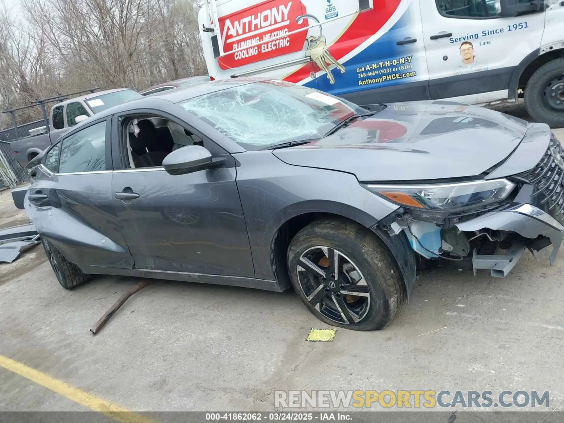 14 fotografías del automóvil dañado 3N1AB8CV6RY291310 NISSAN SENTRA 2024