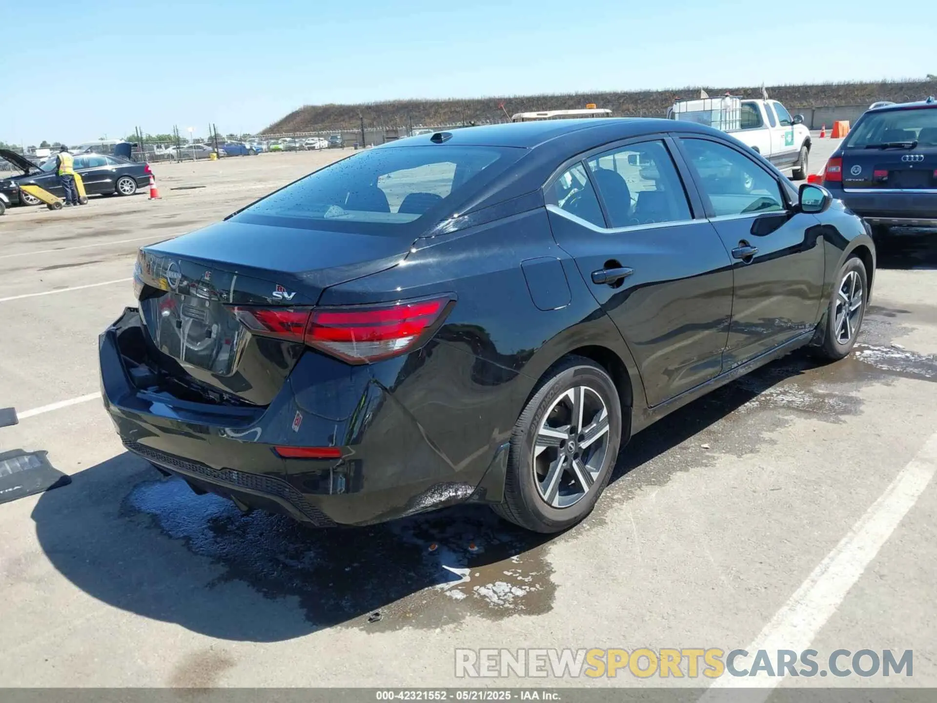 4 fotografías del automóvil dañado 3N1AB8CV6RY293705 NISSAN SENTRA 2024