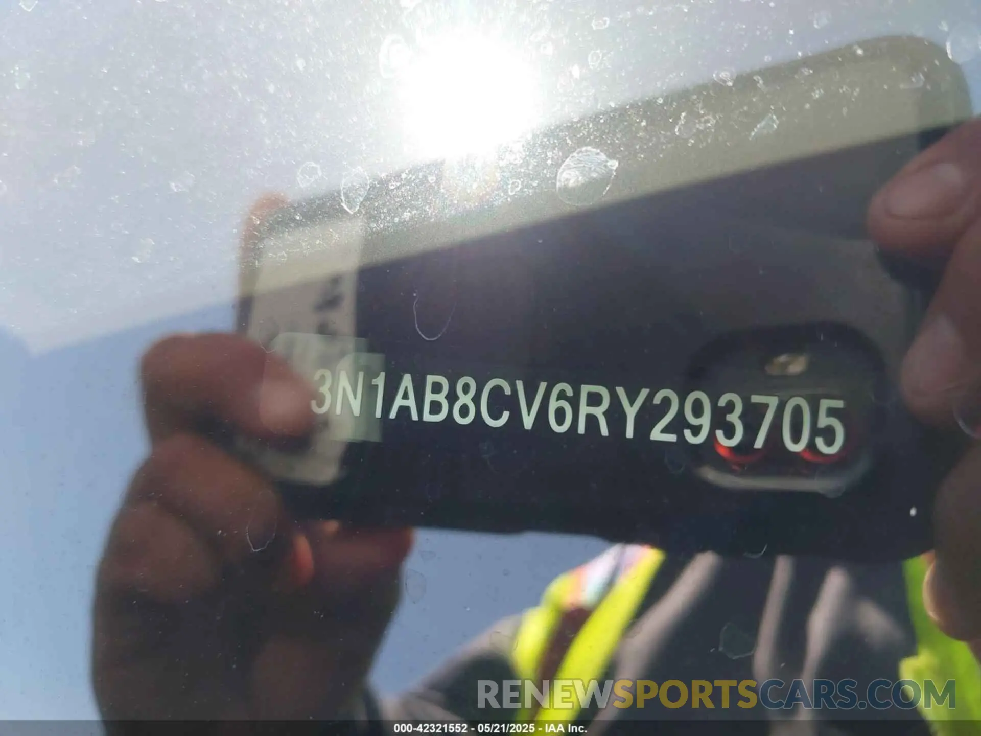 9 fotografías del automóvil dañado 3N1AB8CV6RY293705 NISSAN SENTRA 2024