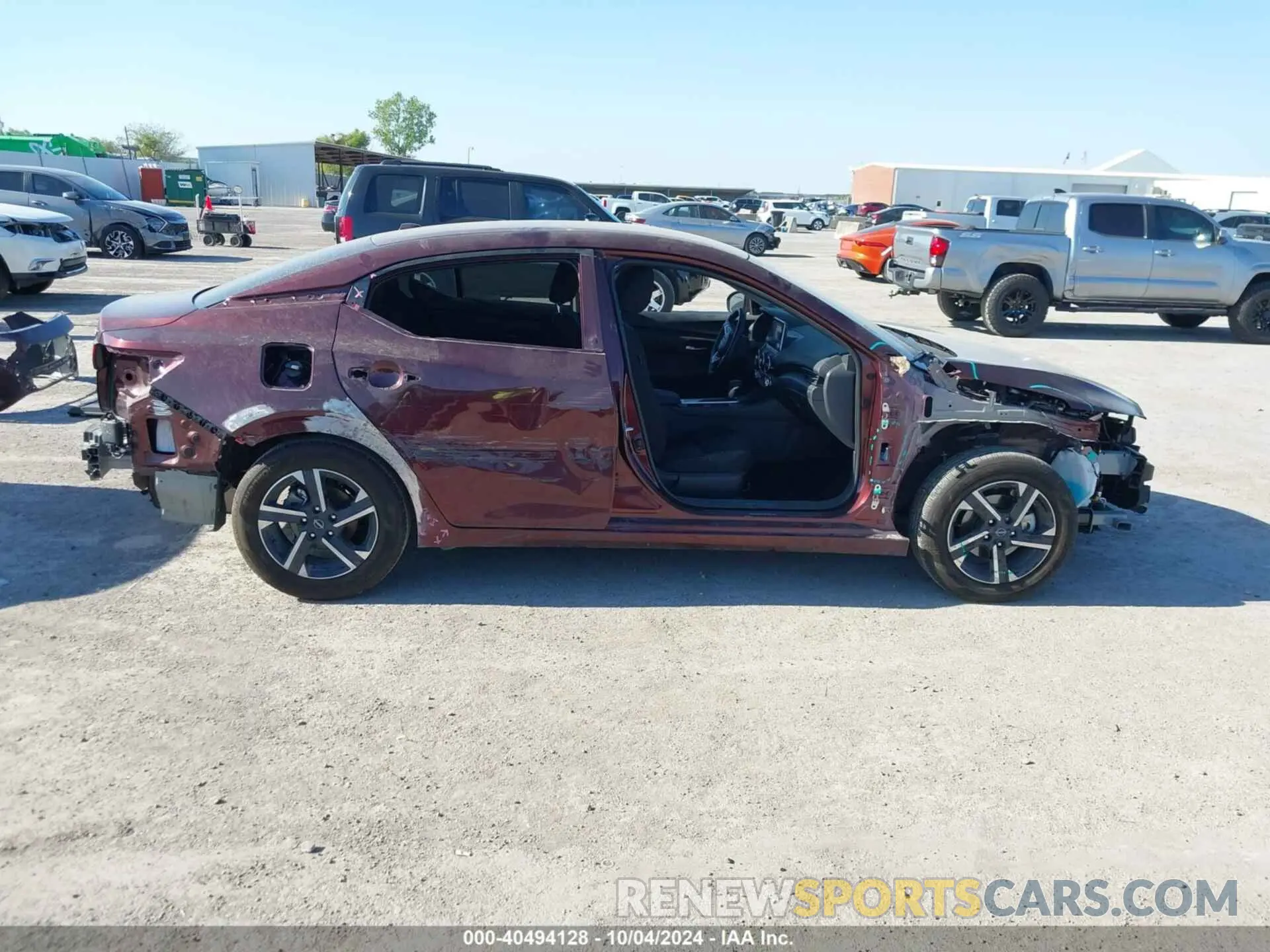 14 fotografías del automóvil dañado 3N1AB8CV6RY296118 NISSAN SENTRA 2024