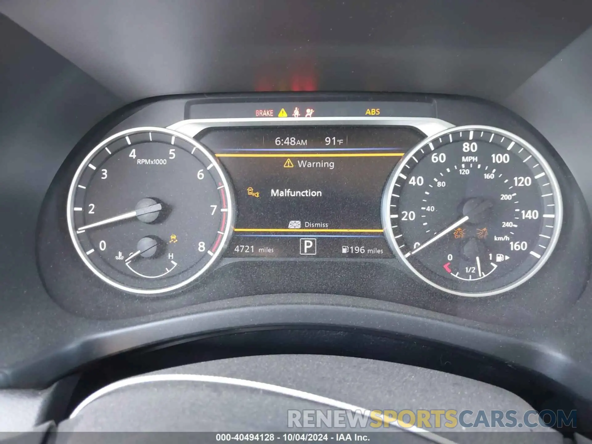 7 fotografías del automóvil dañado 3N1AB8CV6RY296118 NISSAN SENTRA 2024