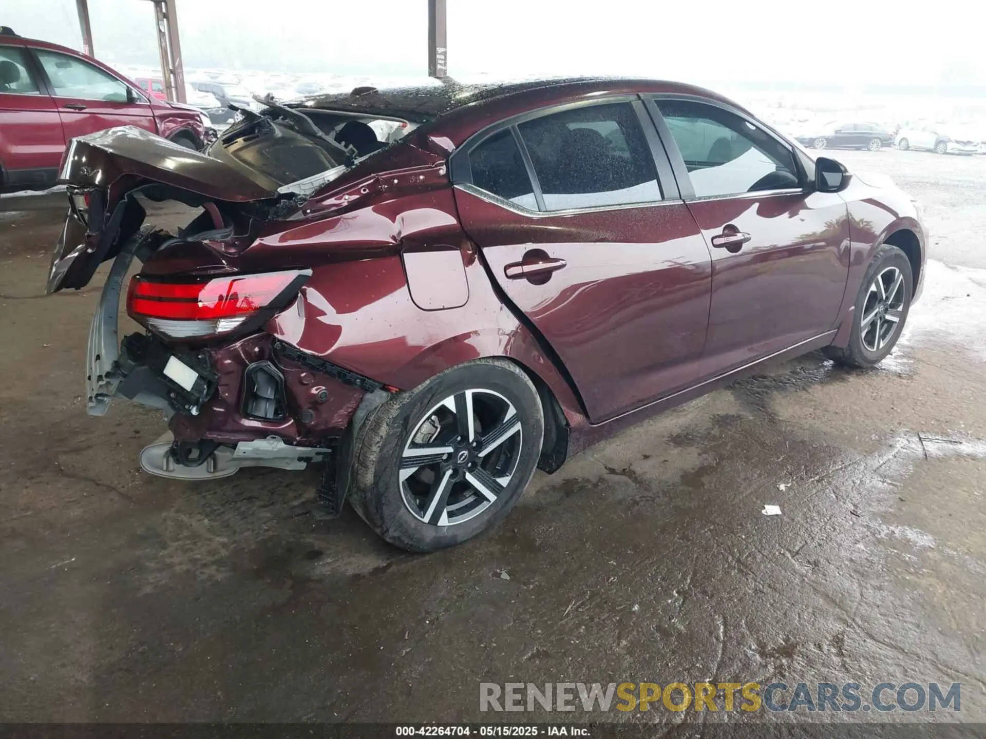 4 fotografías del automóvil dañado 3N1AB8CV6RY324029 NISSAN SENTRA 2024
