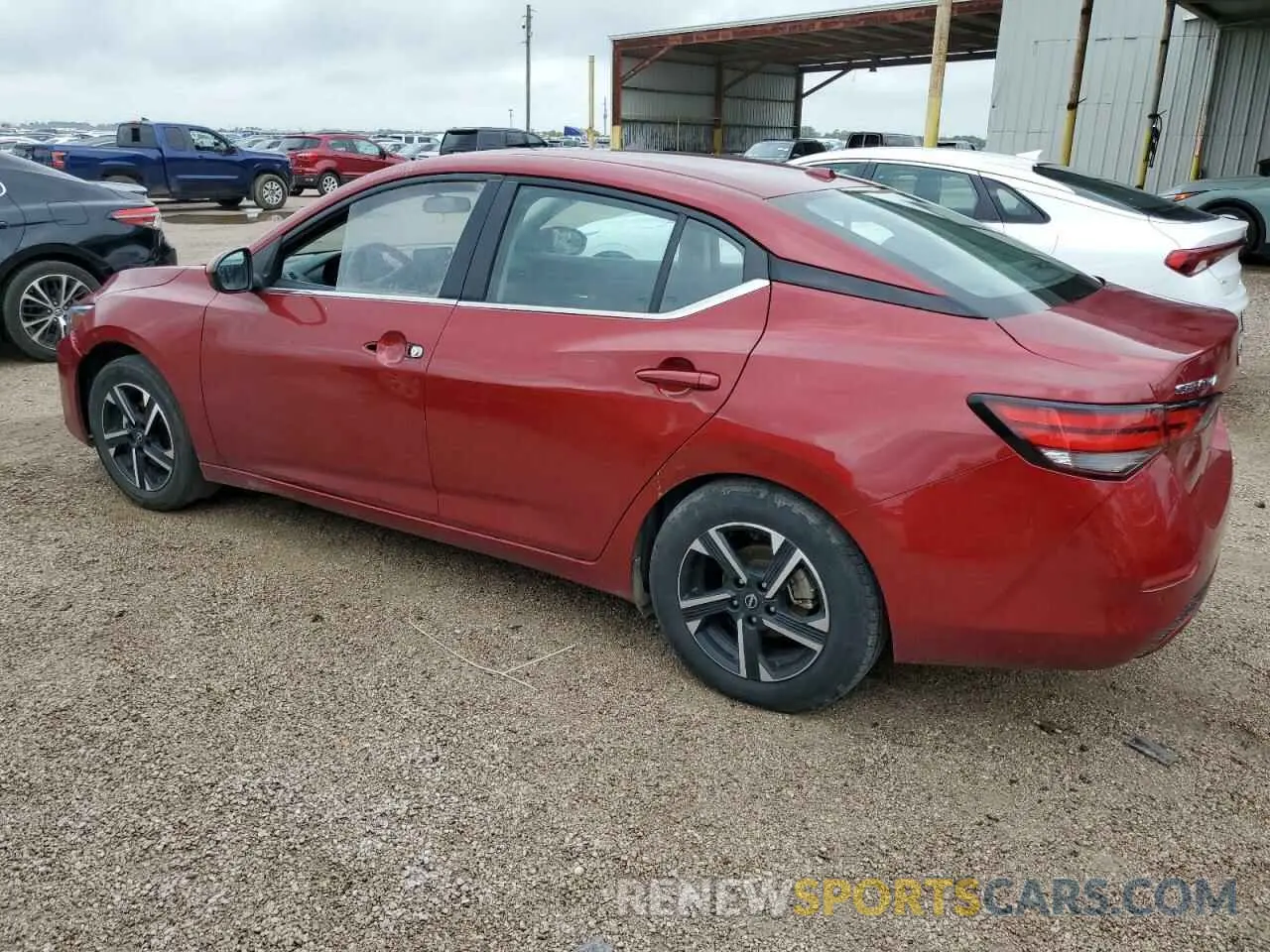 2 fotografías del automóvil dañado 3N1AB8CV6RY350310 NISSAN SENTRA 2024