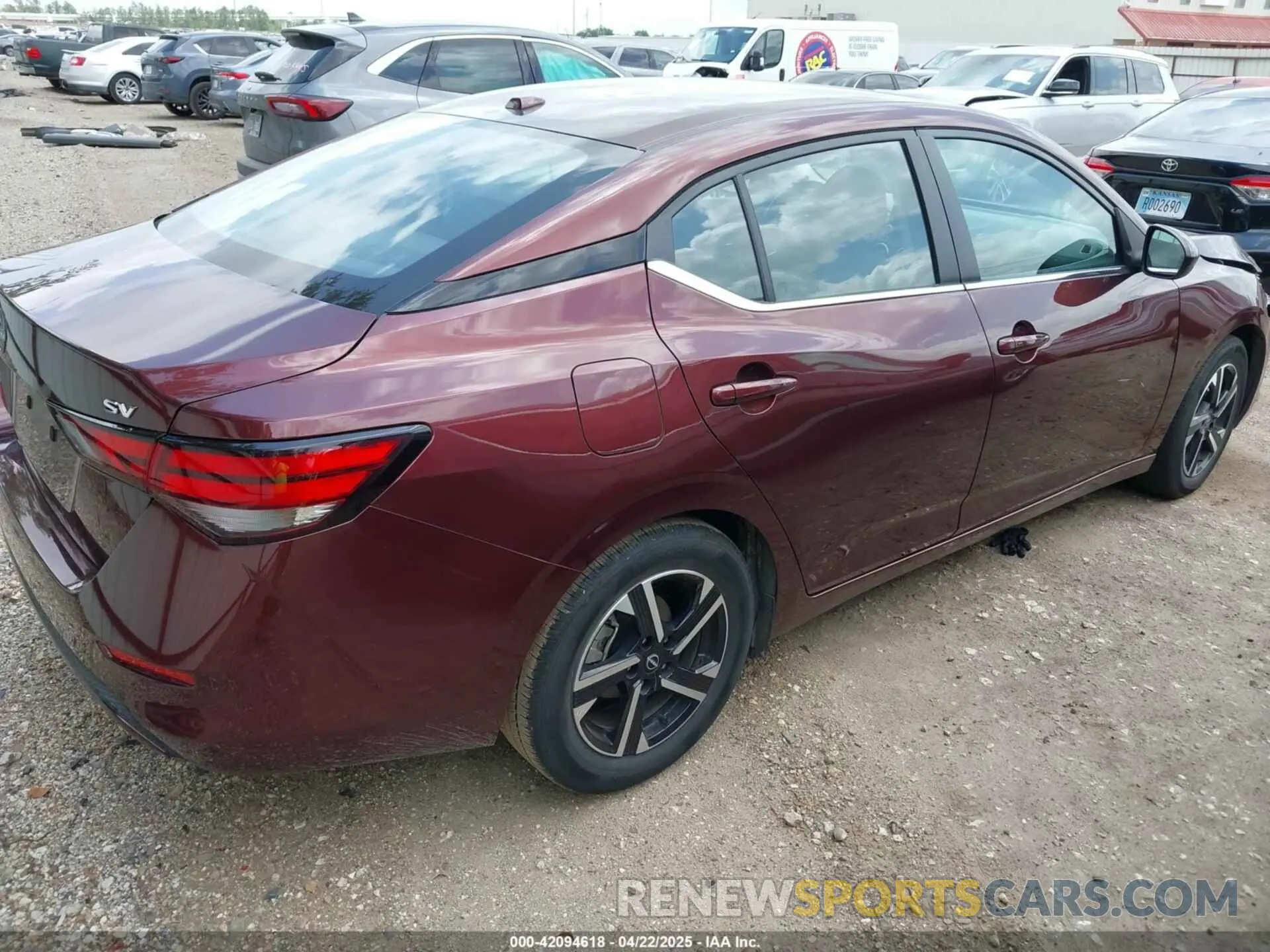 4 fotografías del automóvil dañado 3N1AB8CV6RY352476 NISSAN SENTRA 2024
