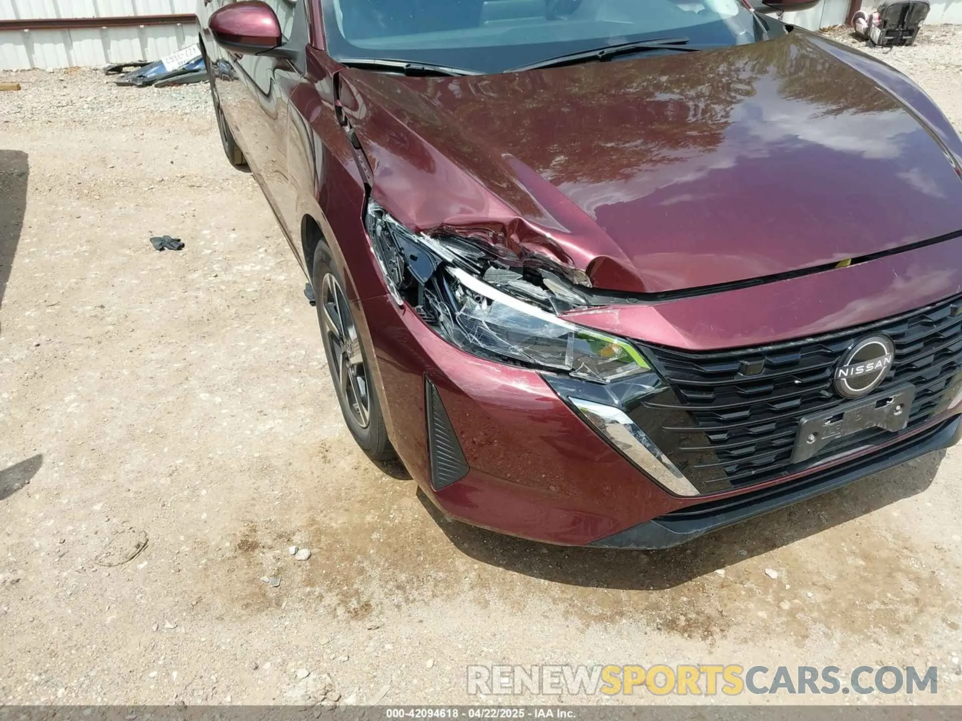 6 fotografías del automóvil dañado 3N1AB8CV6RY352476 NISSAN SENTRA 2024