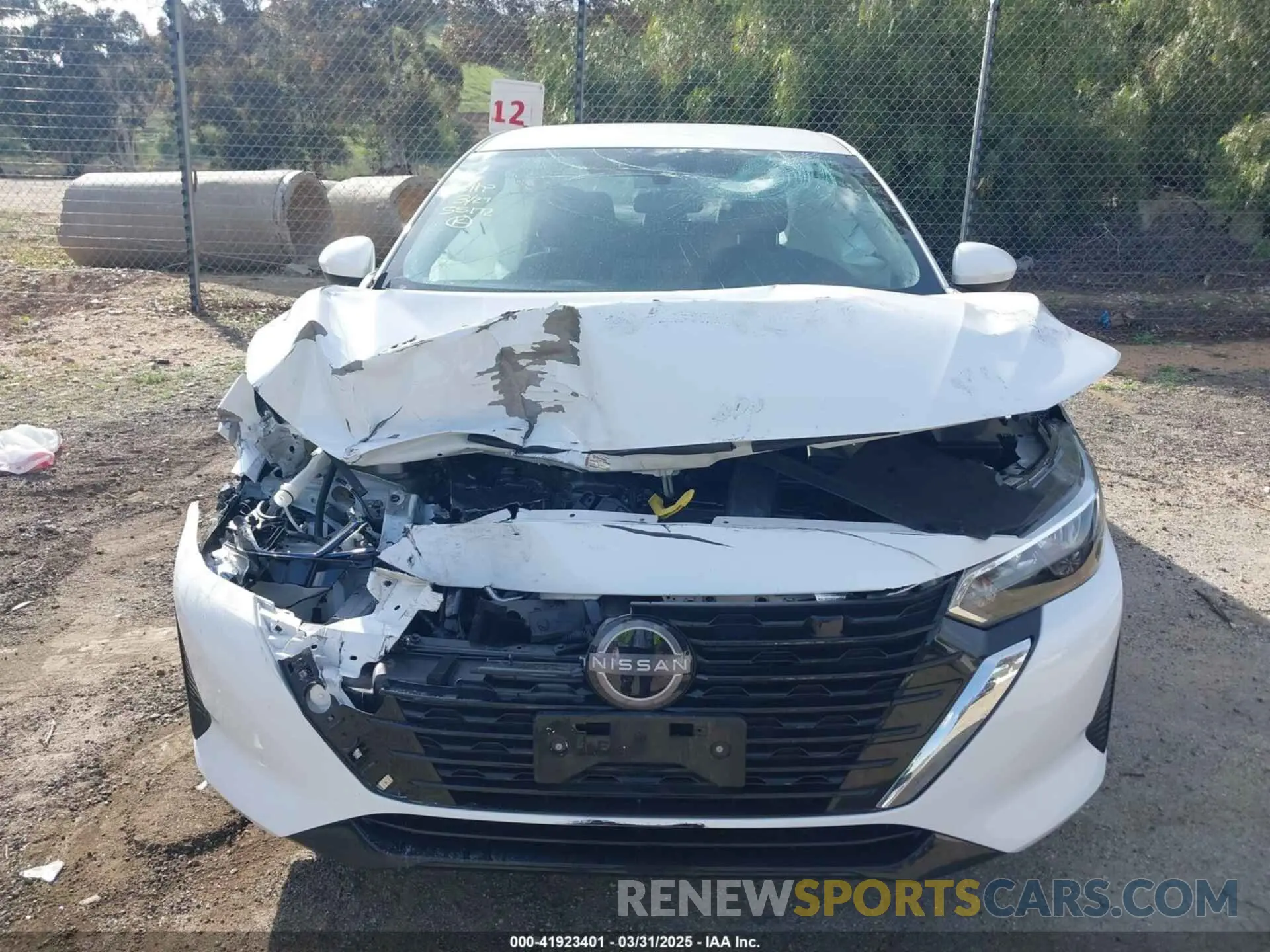 12 fotografías del automóvil dañado 3N1AB8CV6RY362862 NISSAN SENTRA 2024