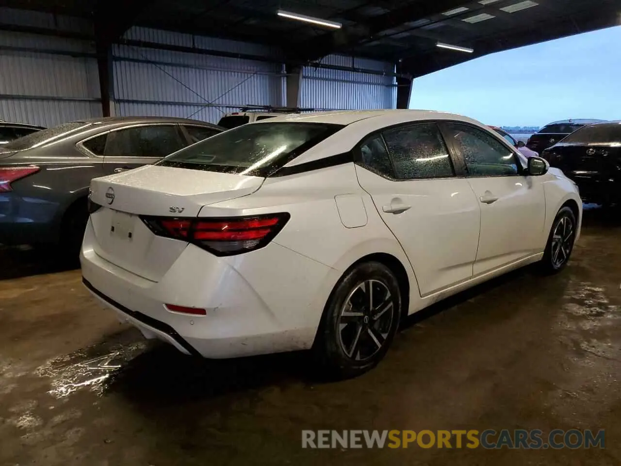 3 fotografías del automóvil dañado 3N1AB8CV6RY365745 NISSAN SENTRA 2024